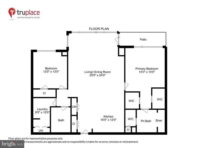 Floor plan - 1201 N Royal St