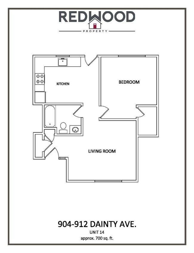 Floorplan - Dainty Apartments