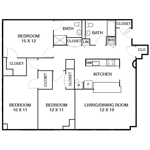 Floorplan - The Left Bank