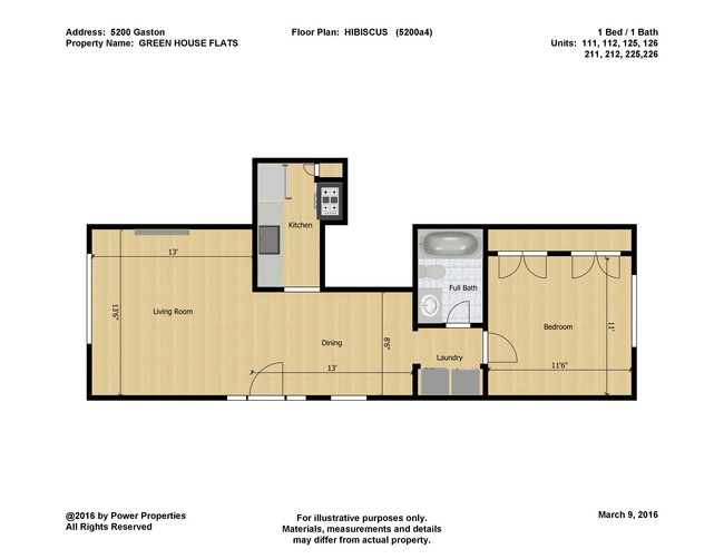 Floorplan - Greenhouse Flats