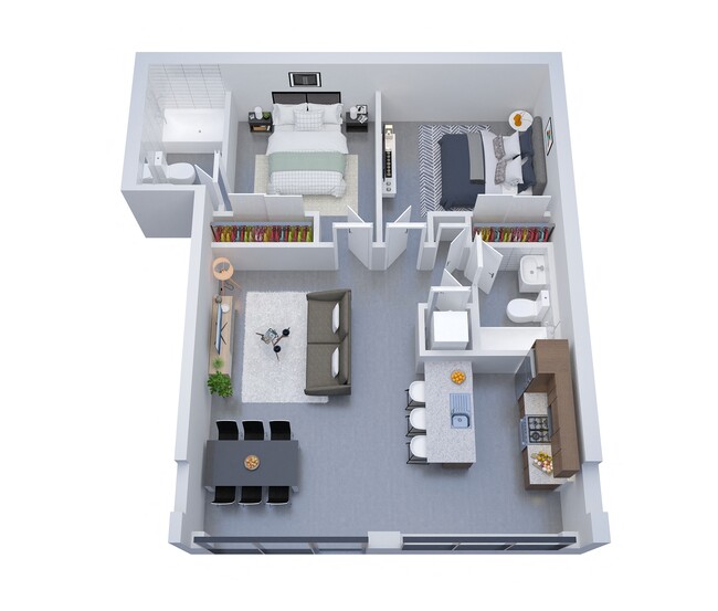 Floorplan - The Riviera on Semmes