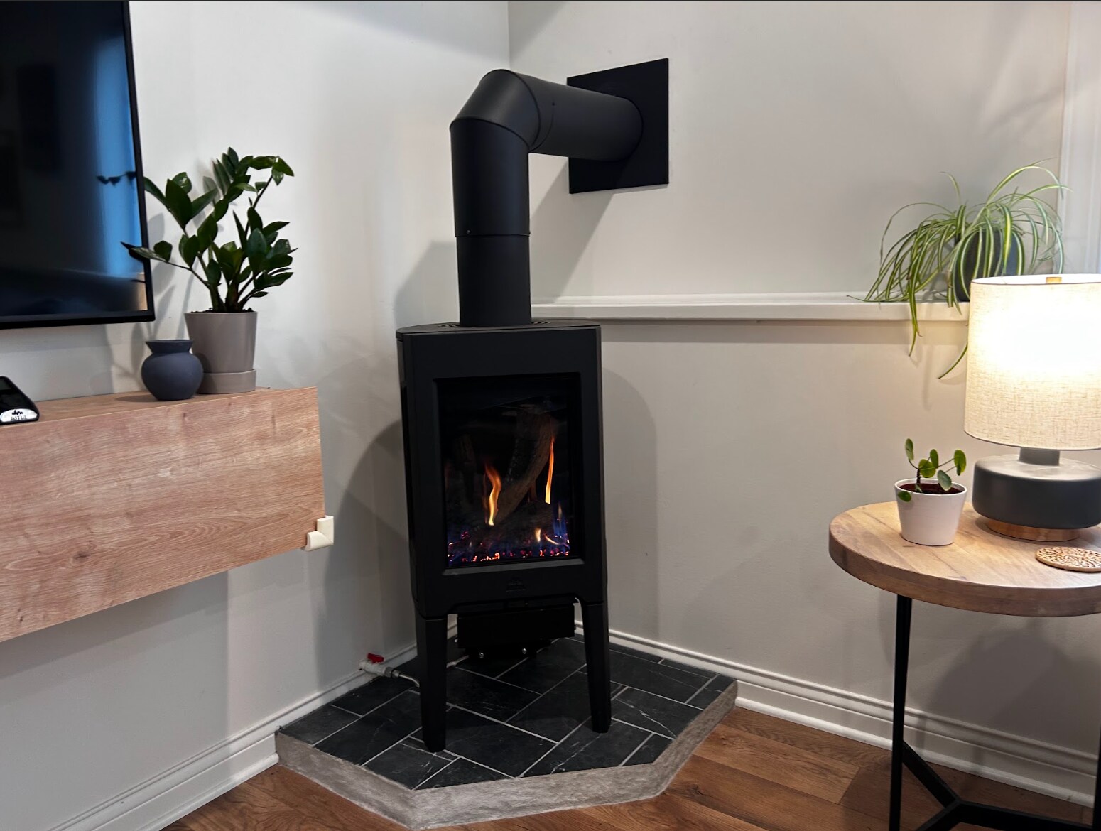 Basement Gas Fireplace - 6527 Sanctuary Trl