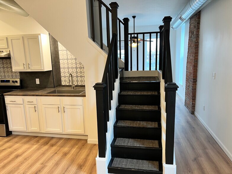loft stairs - 110 W 3rd St