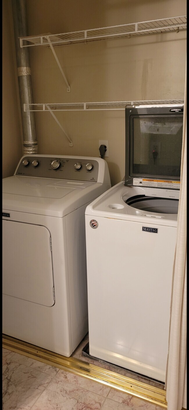 Upstairs laundry in bathroom - 2805 Ponca St