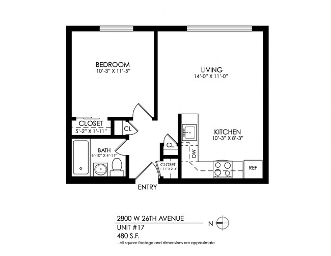 Floorplan - 2800 W 26th