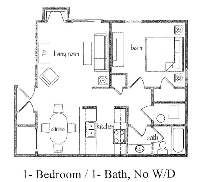 1BR/1BA - Camelot Village