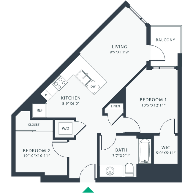 Floorplan - Link Apartments® Four12