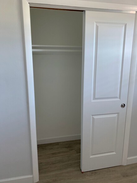 Rolling Paneled Closet Doors for Easy Storage - 1400 NE 57th St