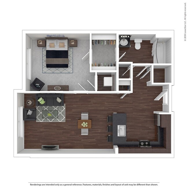 Floorplan - Studio 3807