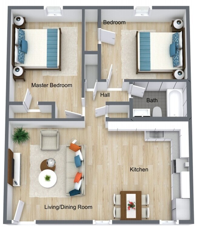 Floorplan - Trestle Apartments