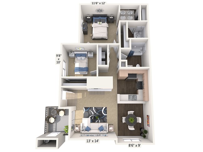 Floorplan - Avalon Mission Oaks