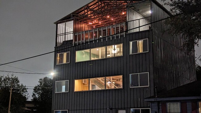 Night time View of the Container - 2203 Tierwester St