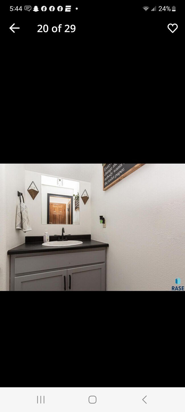 Half bath - 9208 W Norma Trl