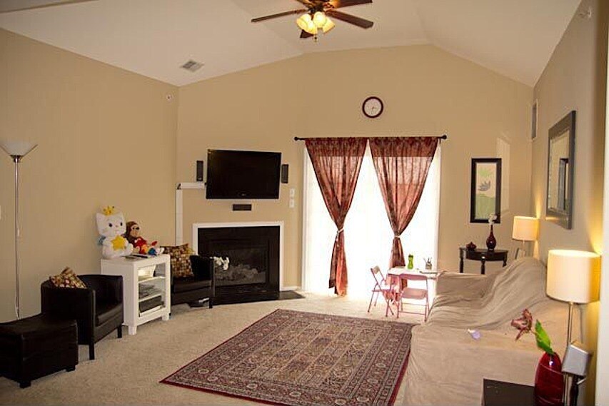 Living Room, 13 ft high ceiling - 834 Dominick Ct