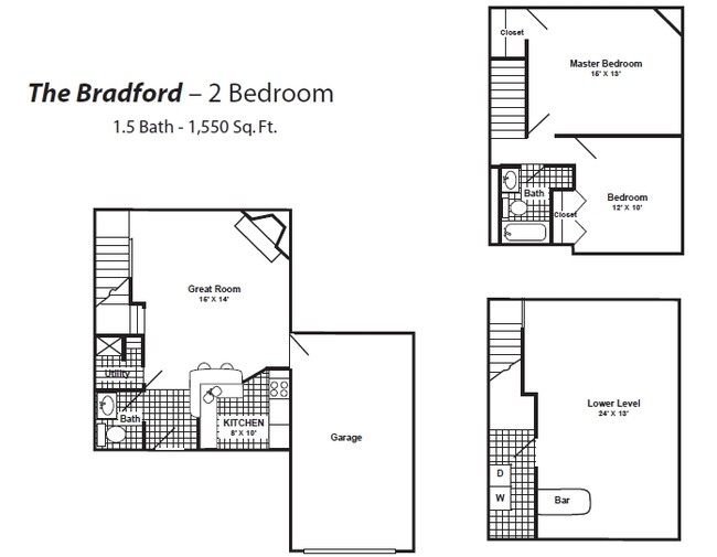 2BR/1.5BA - Harbor Ridge at Landen Apartments