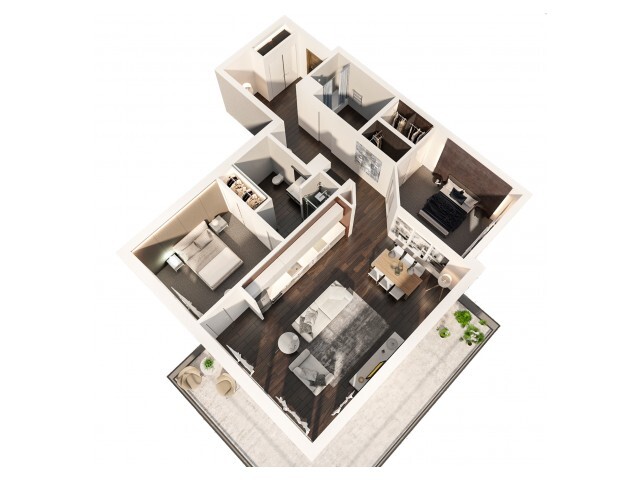 Two Bedroom Two BathXL - Uptown