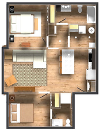 Building Photo - New! Beautiful 2 Bed, 2 Bath Apartment in ...