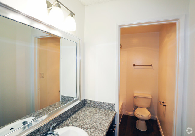 1BR, 1BA-Bathroom - Ariel Court Apts