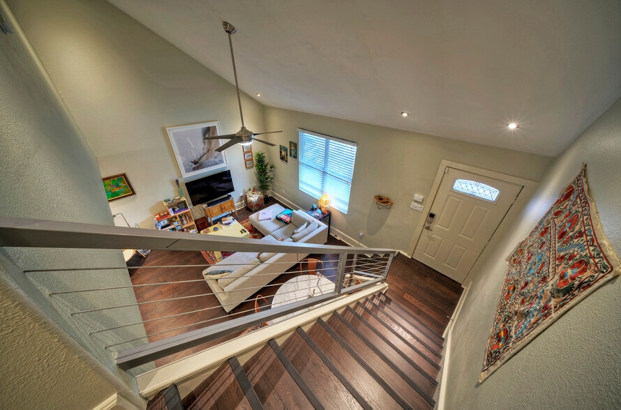 VIEW FROM UPSTAIRS TO DOWN - 3805 southridge dr