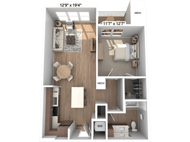 Floorplan - Avalon Princeton Circle