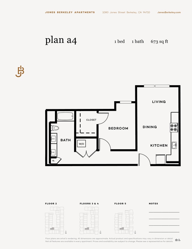 Floorplan - Jones Berkeley