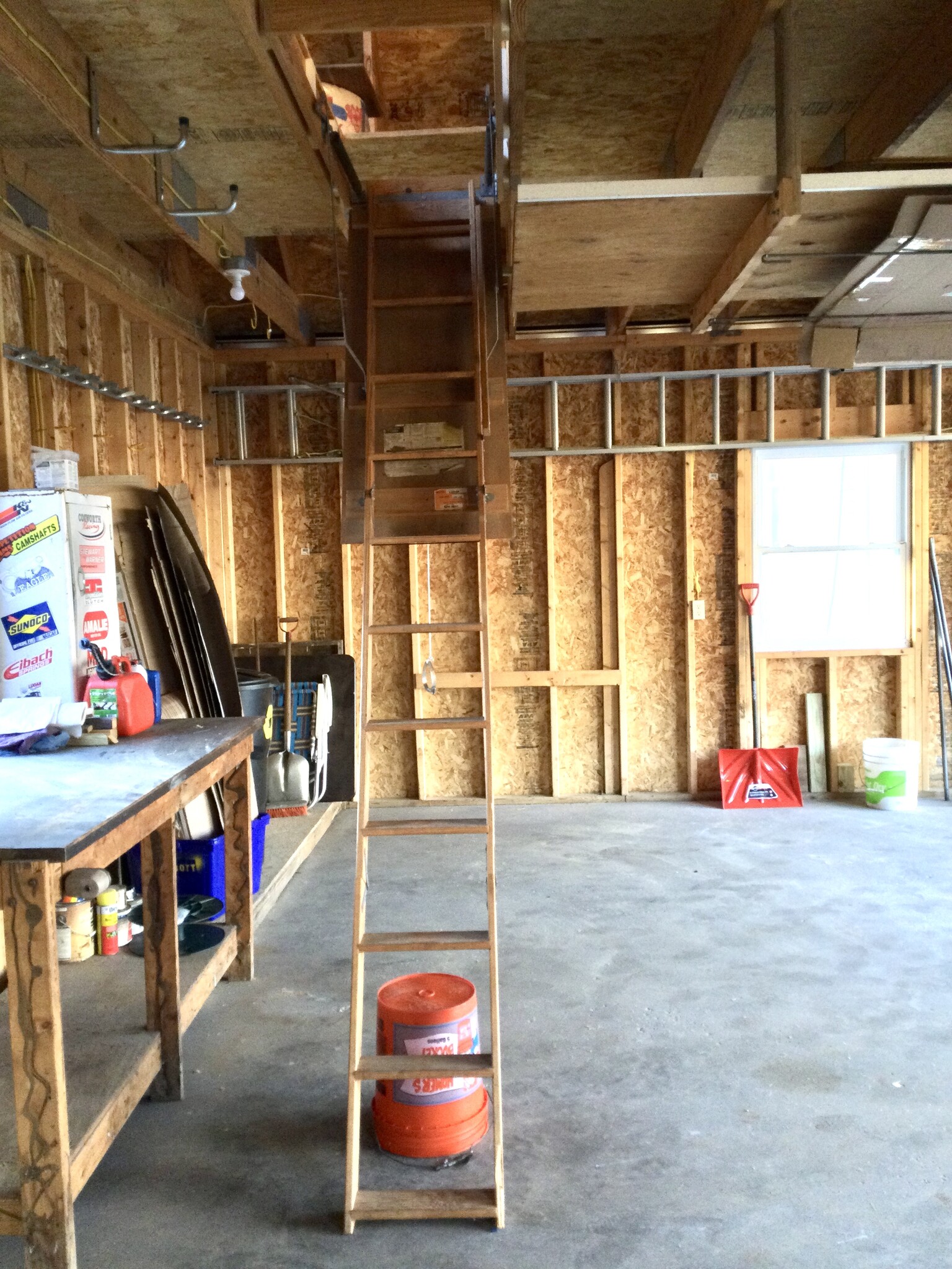 Stairs to garage storage - 45 Abbott St
