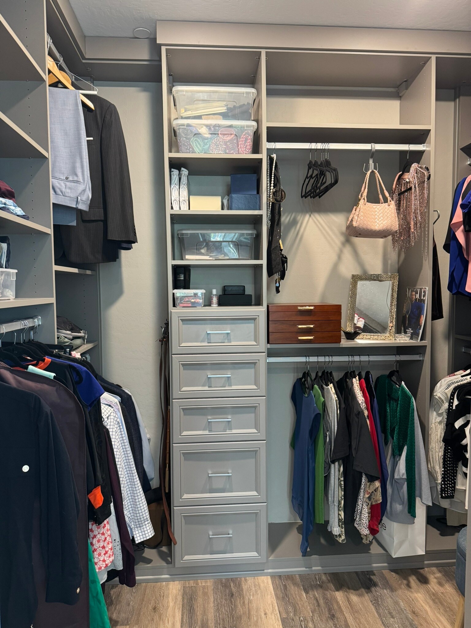 Walk-in closet in primary bedroom - 331 Coastal Redwood St