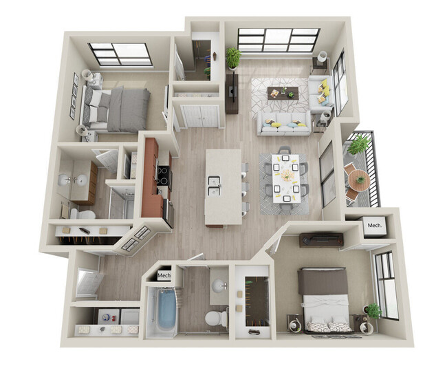 Floorplan - The Landing at 818