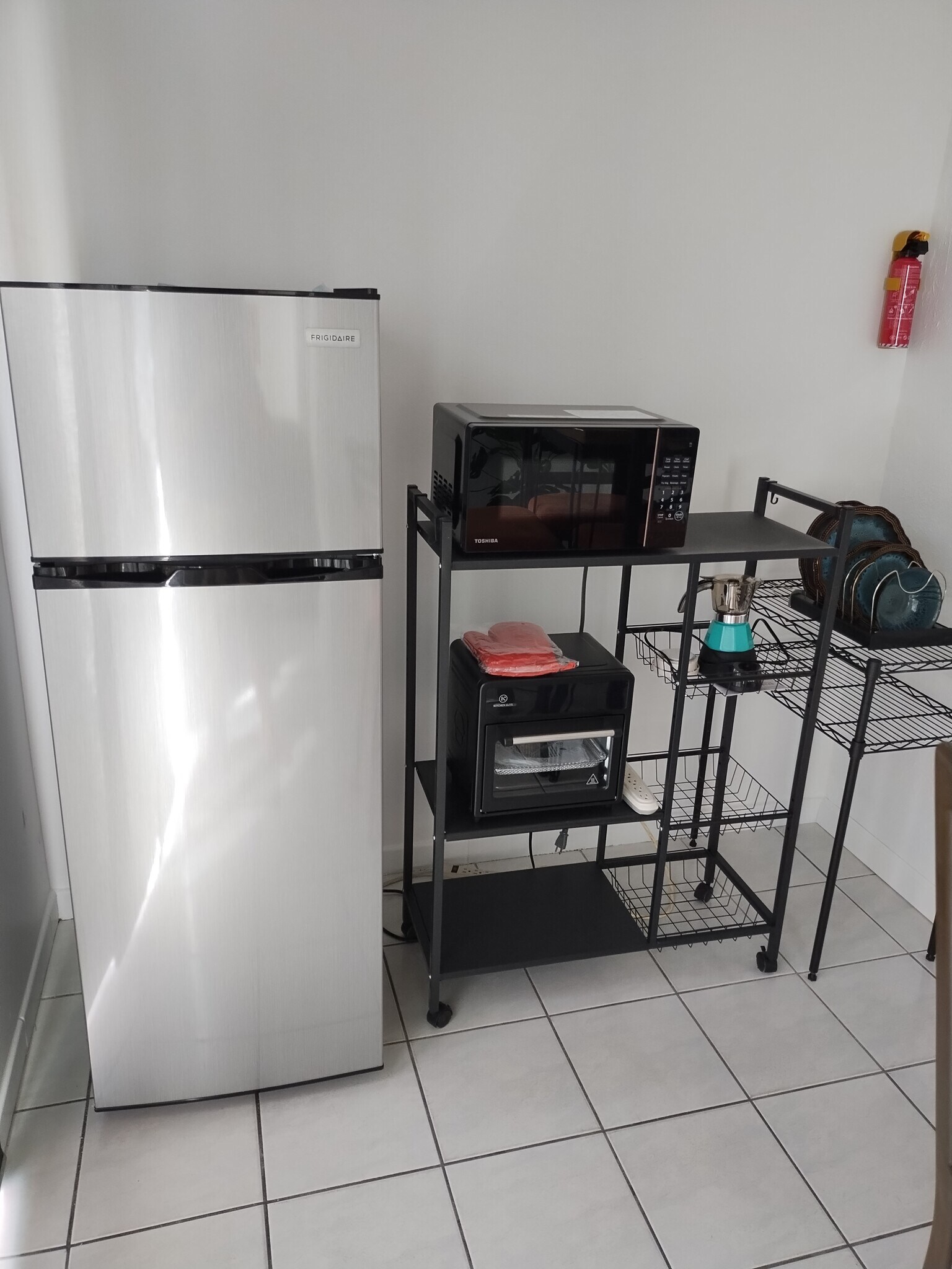 Brand new refrigerator with freezer/brand new air fryer oven/ brand new microwave oven - 6999 W 25th Ave