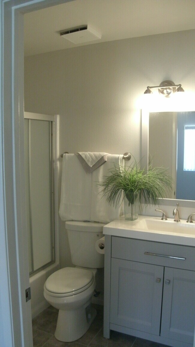 Main BR Bath New cabinet w/ matching Mirror - 41590 Maroon Town Rd