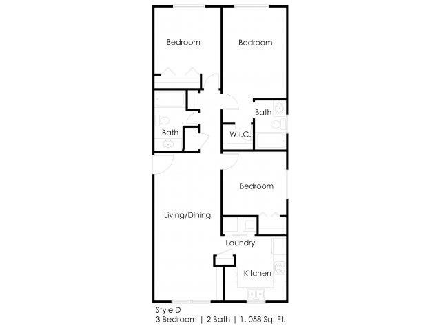 Floorplan - Regency Palms Apartments