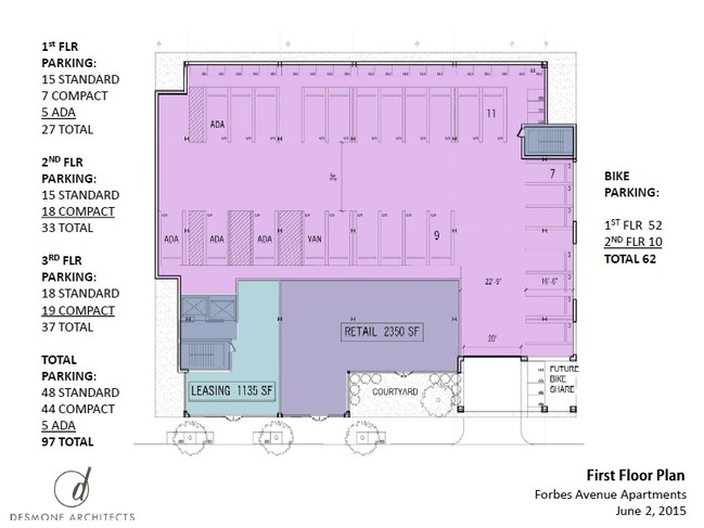 1st Floor Plan - The Bridge on Forbes