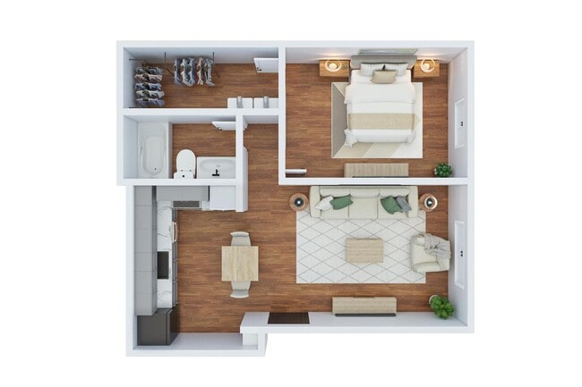 Floorplan - Greenway Trail Apartments