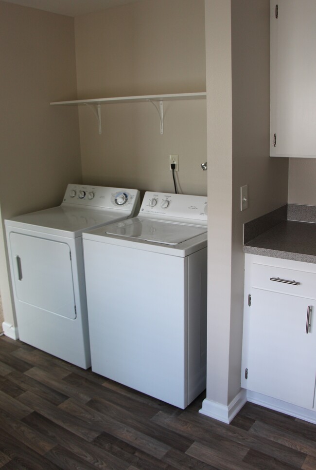 Laundry offers a full size washer and dryer - 1211 Dumas Road