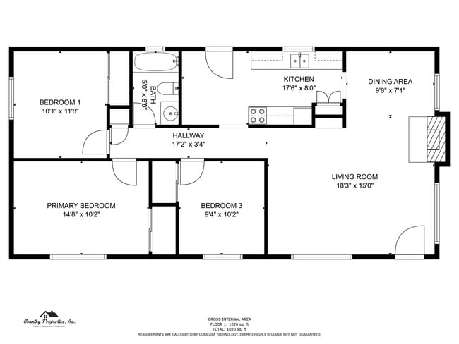 Building Photo - Garden Tract 3-Bedroom House with Hardwood...