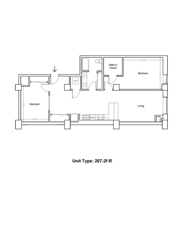 Floorplan - MidCity Apartments