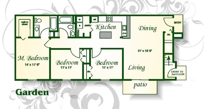 The Evergreen Garden - Lakefield Mews Apartments and Townhomes