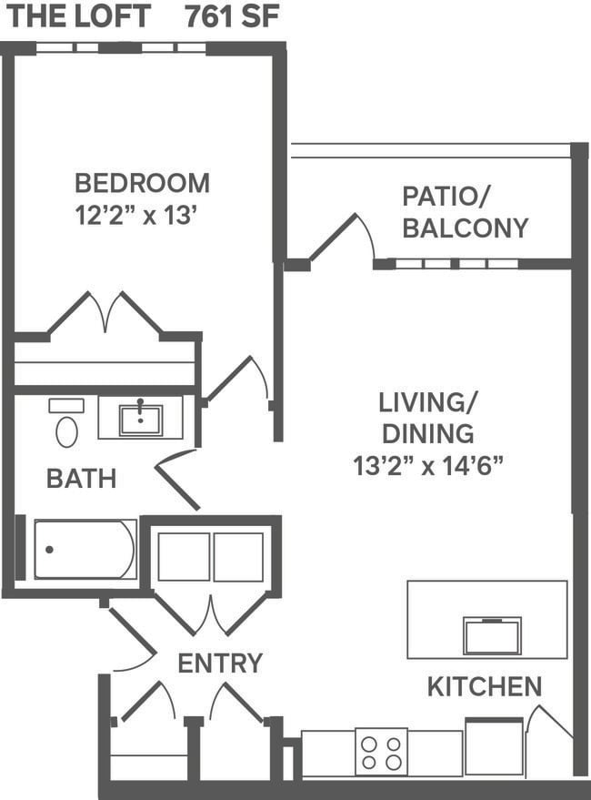 Floorplan - Alta25 Luxury Apartment Homes