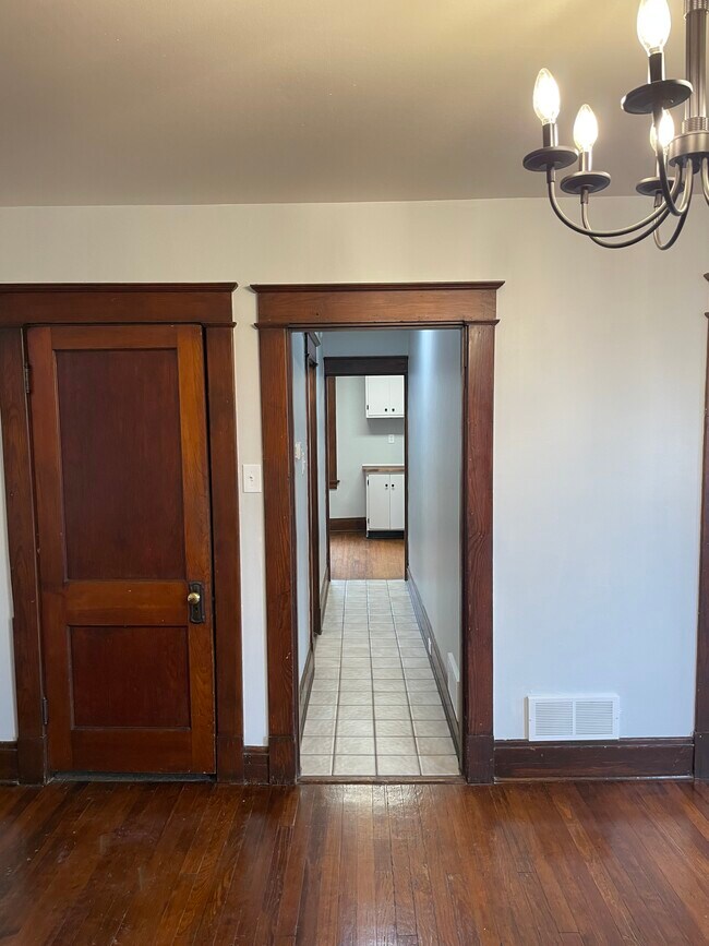 Hallway from Dining to Kitchen - 205 Western Ave