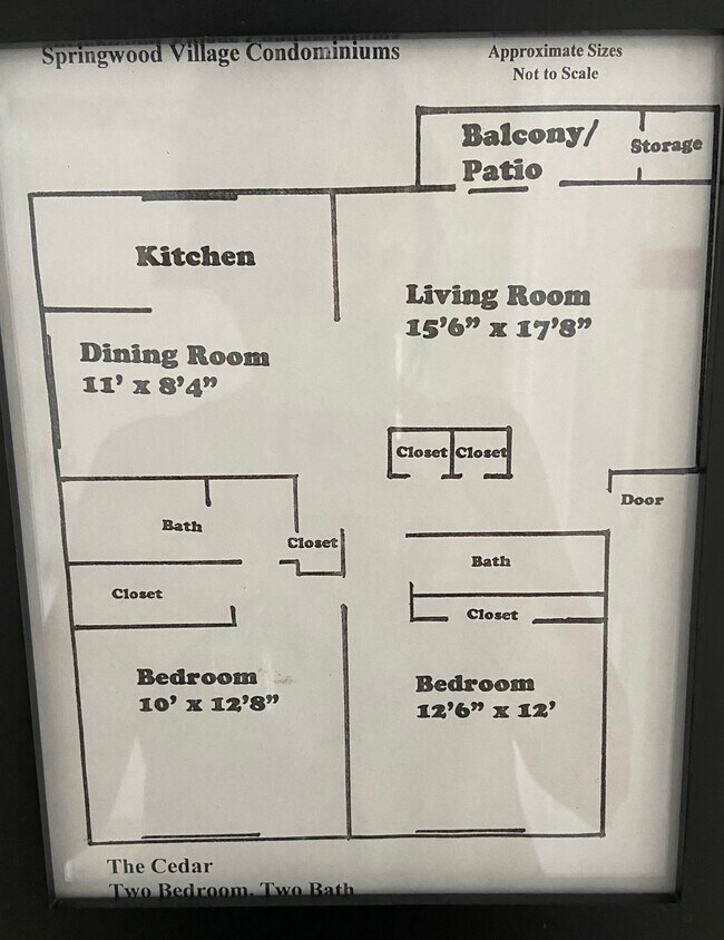 Floor plan layout - 171 Springwood Cir