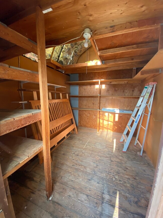 Large shed - interior - 330 S Reed St