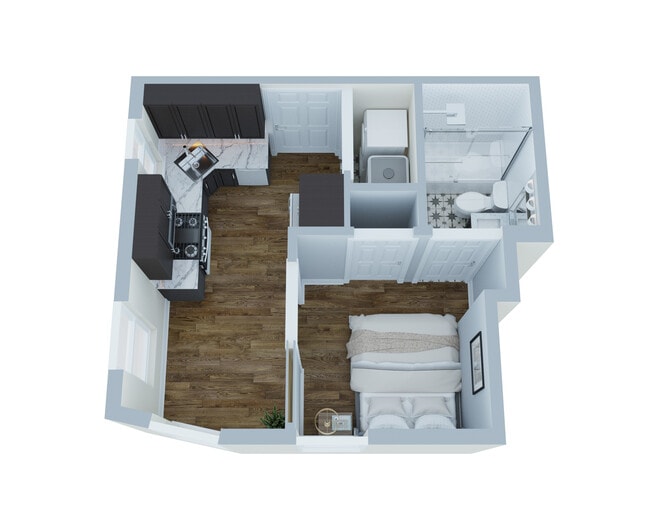 Apt 16 - 1 Bedroom, 1 Bath - The Eleanor