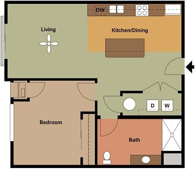 Floorplan - The Edge Artist Flats