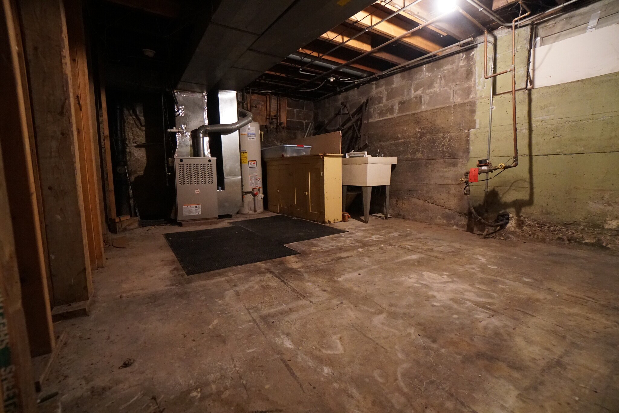 storage section of basement - 224 E Benton Ave
