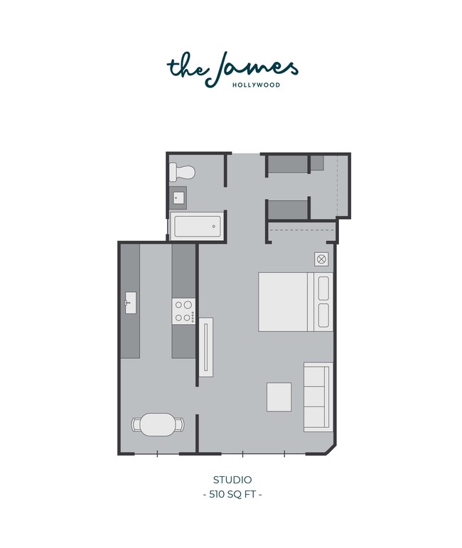 Floorplan - The James Hollywood