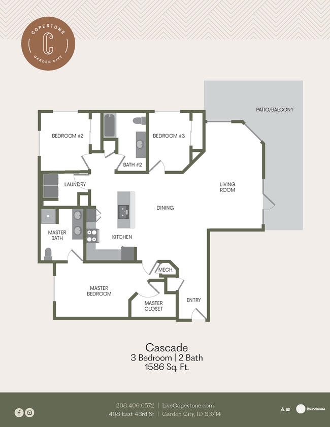 Floorplan - Copestone Apartments
