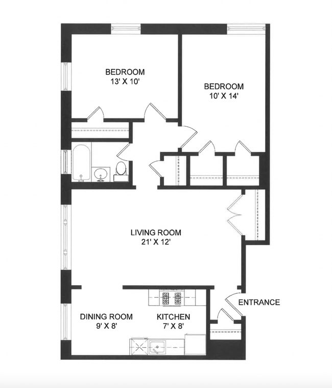 Floorplan - 1940 Sherman Ave.
