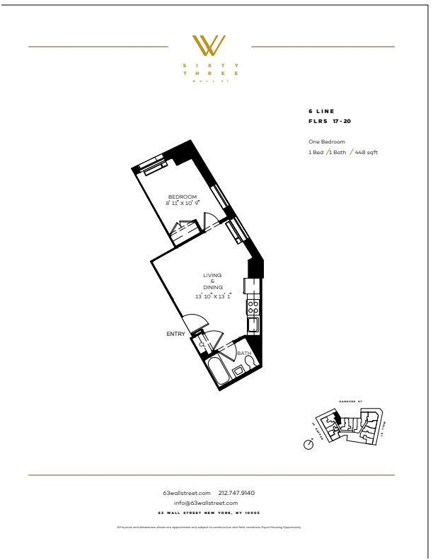 Floorplan - 63 Wall Street