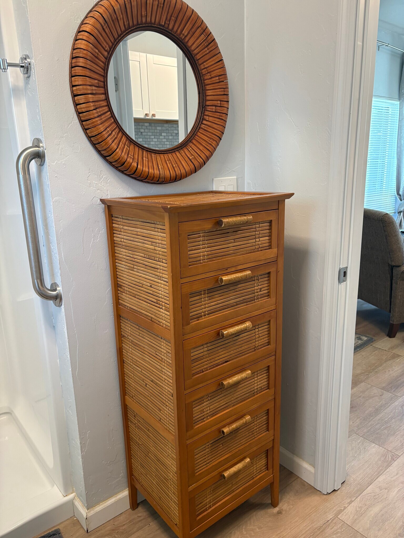 Rattan Chest of Drawers - 435 Lincoln Ave