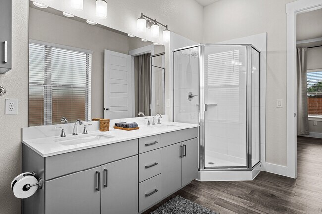 Primary Bathroom - Mansions of Denton